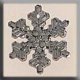 12037 Glass Treasures-Medium Snowflake 16mm Bright Crystal (Qty. 1) THUMBNAIL